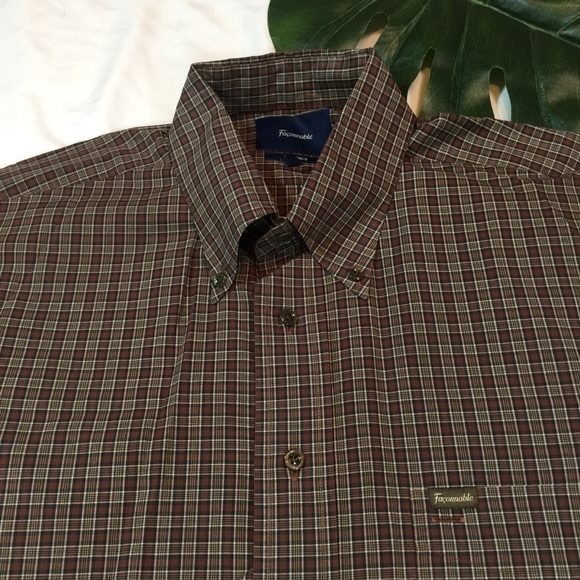 FACONNABLE | Classique plaid short sleeve shirt - Picture 2 of 8
